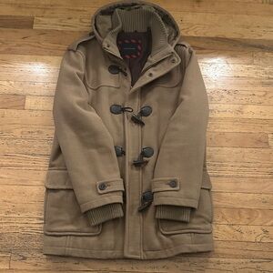 Tommy Hilfiger Men's Tan Toggle Coat